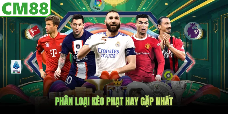 Phân loại kèo phạt hay gặp nhất